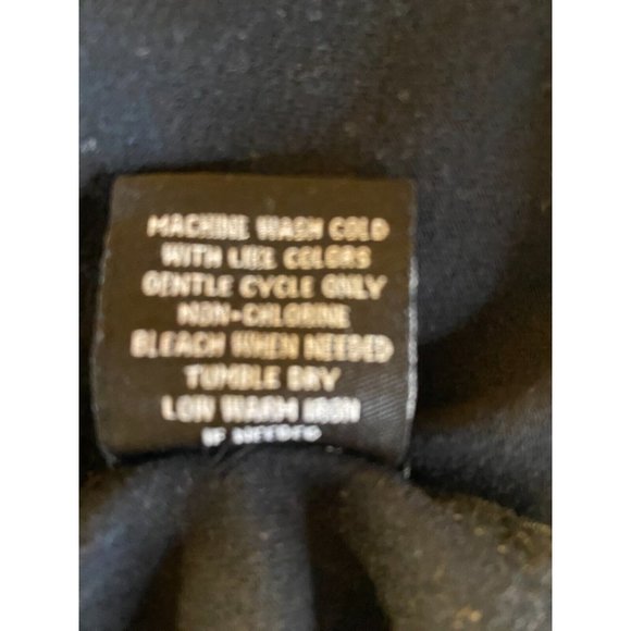 8th DSTRKT Men's Sz XL Black Tee With Floral Zip On Sleeves Ninety 3 On Back - Picture 12 of 13